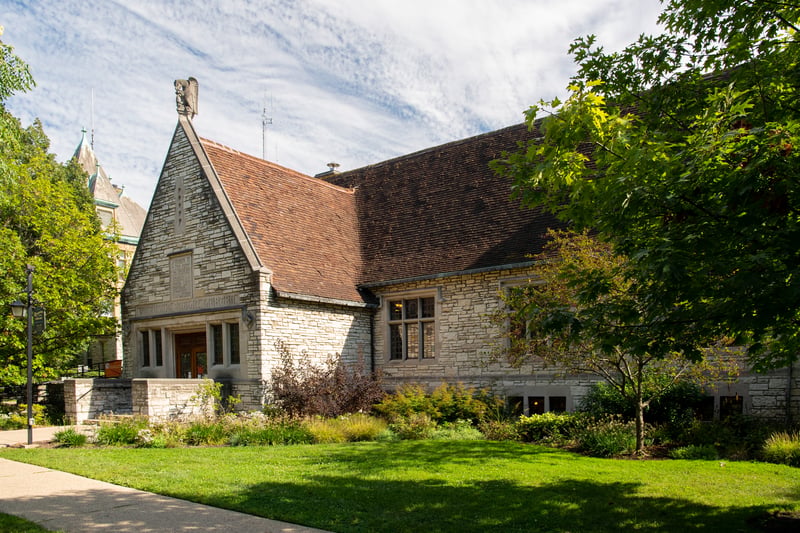 Riverside historic building