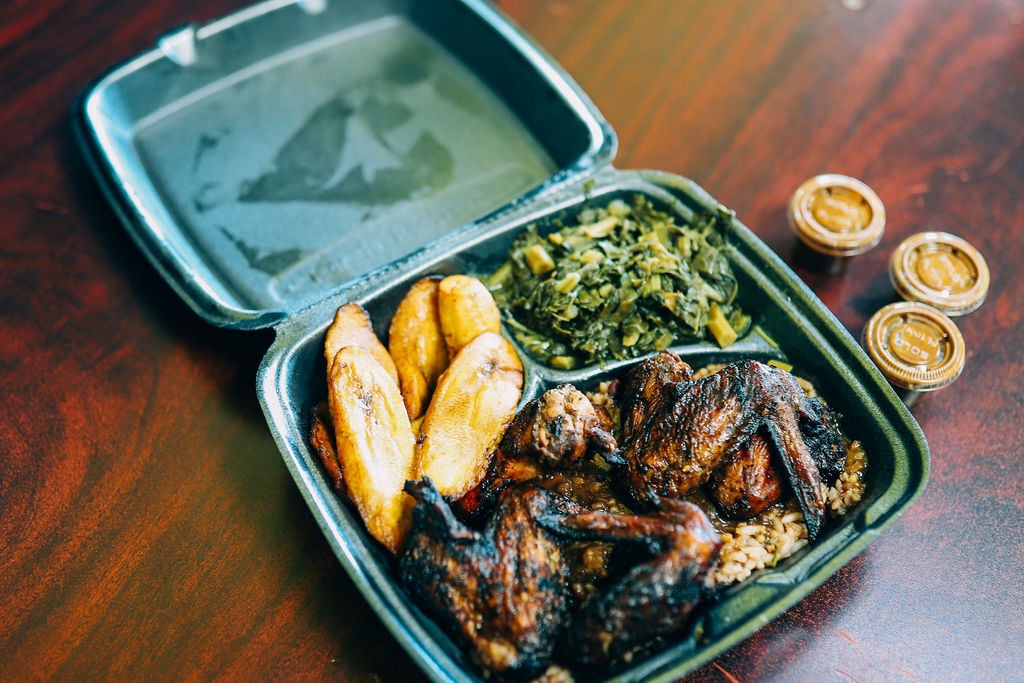 Food from a restaurant in Maywood, IL