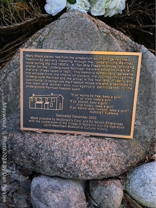 Maywood2024_McDonalds_UndergroundRRMonument-plaque