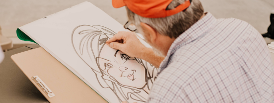 a couple of caricatures