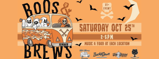boos and brews brewery bus tour