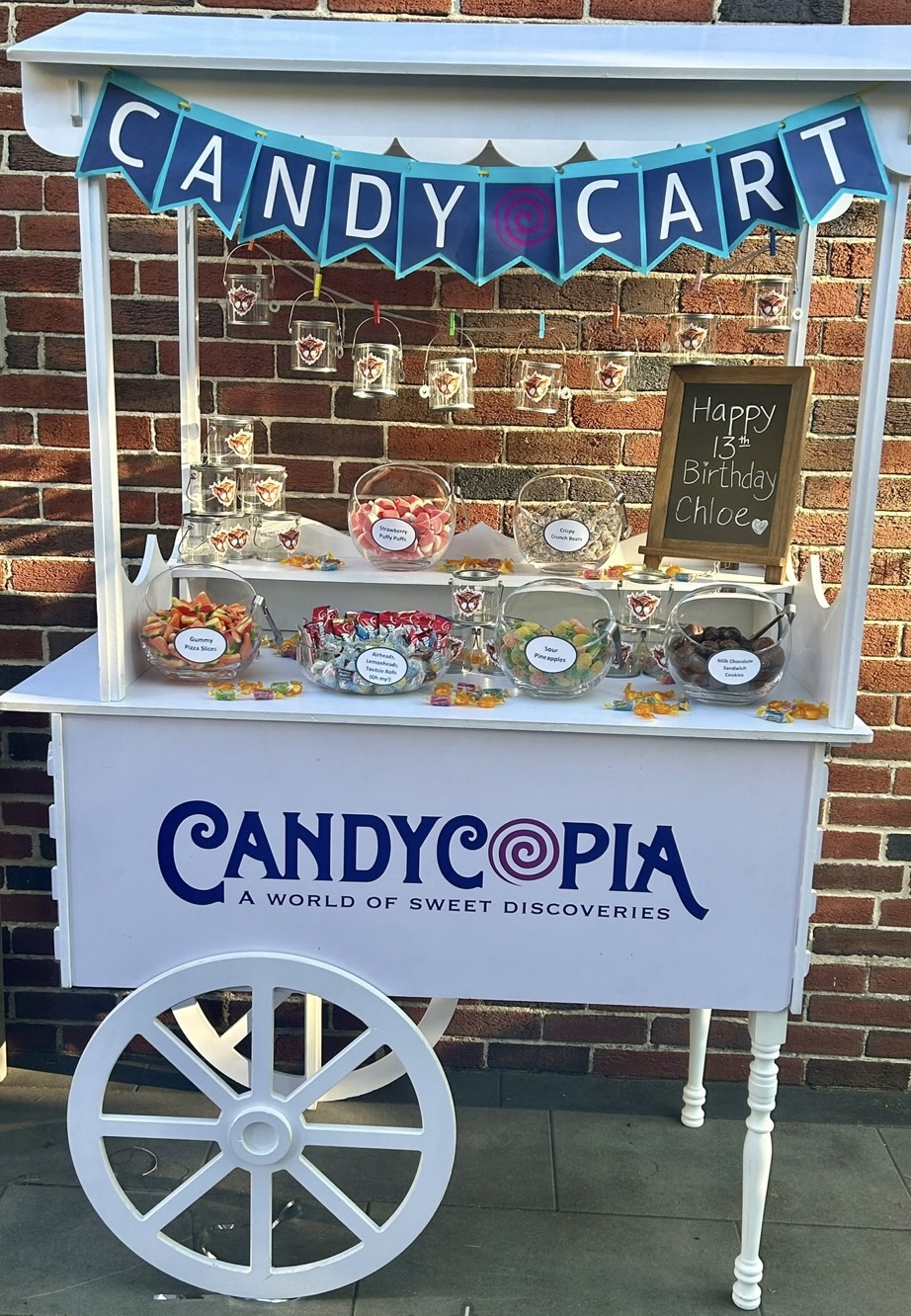 chloe 13 candy cart