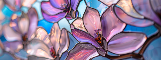 flower faux stained glass workshop