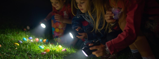teens and tweens flashlight egg hunt