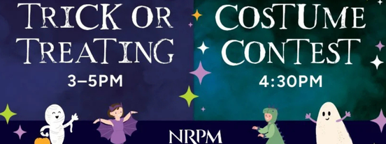 trick or treat and costume contest